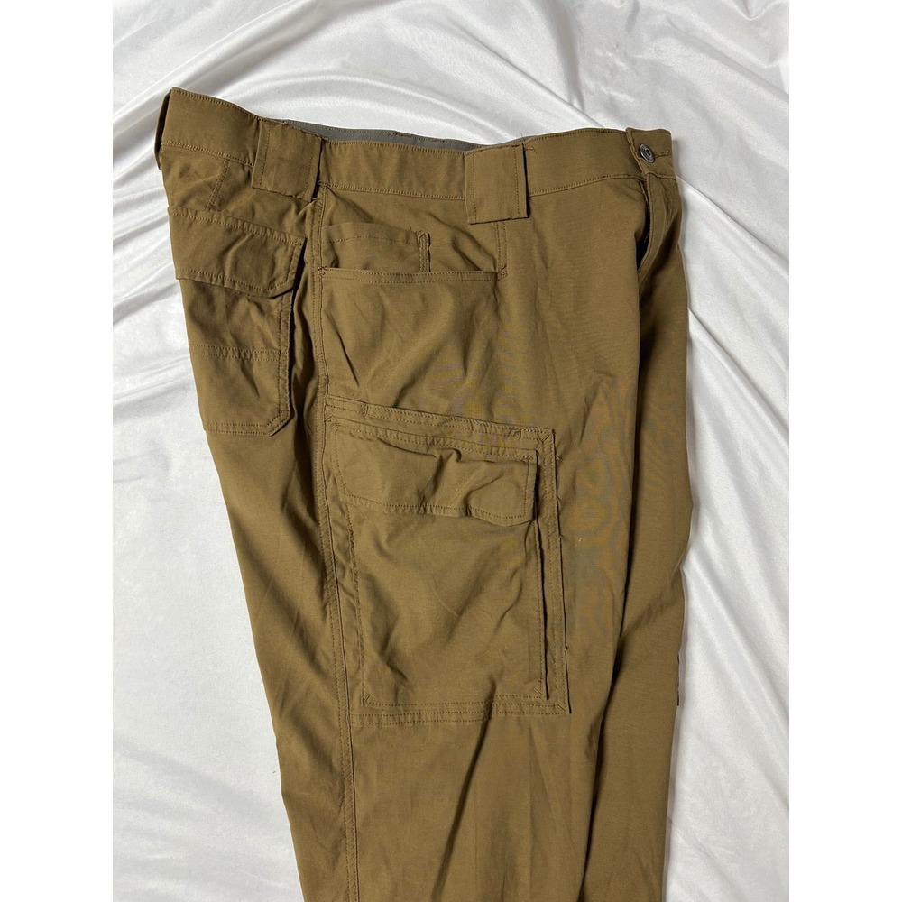 Duluth Trading Co Mens Dry on the Fly Cargo Pants Brown Relaxed Fit 36x34 Hiking - Picture 10 of 16